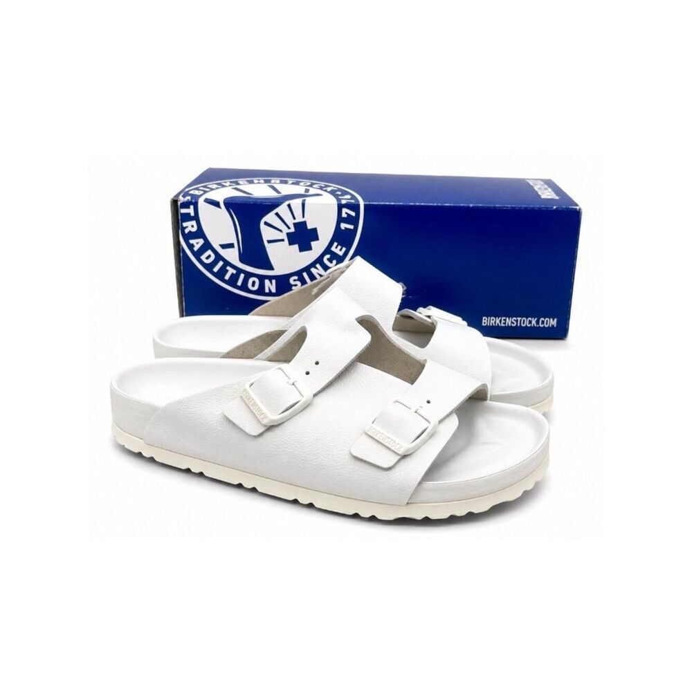 Birkenstock Zurich Exquisite Leather Sandals EU 41 White Leather